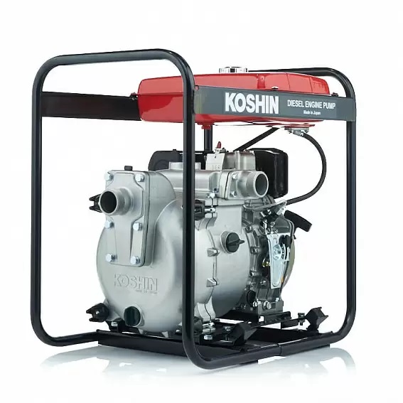 Дизельная мотопомпа для сильнозагрязненной воды Koshin KTY-50D