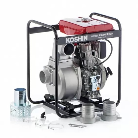 Дизельная мотопомпа для слабозагрязненной воды Koshin SEY-100D